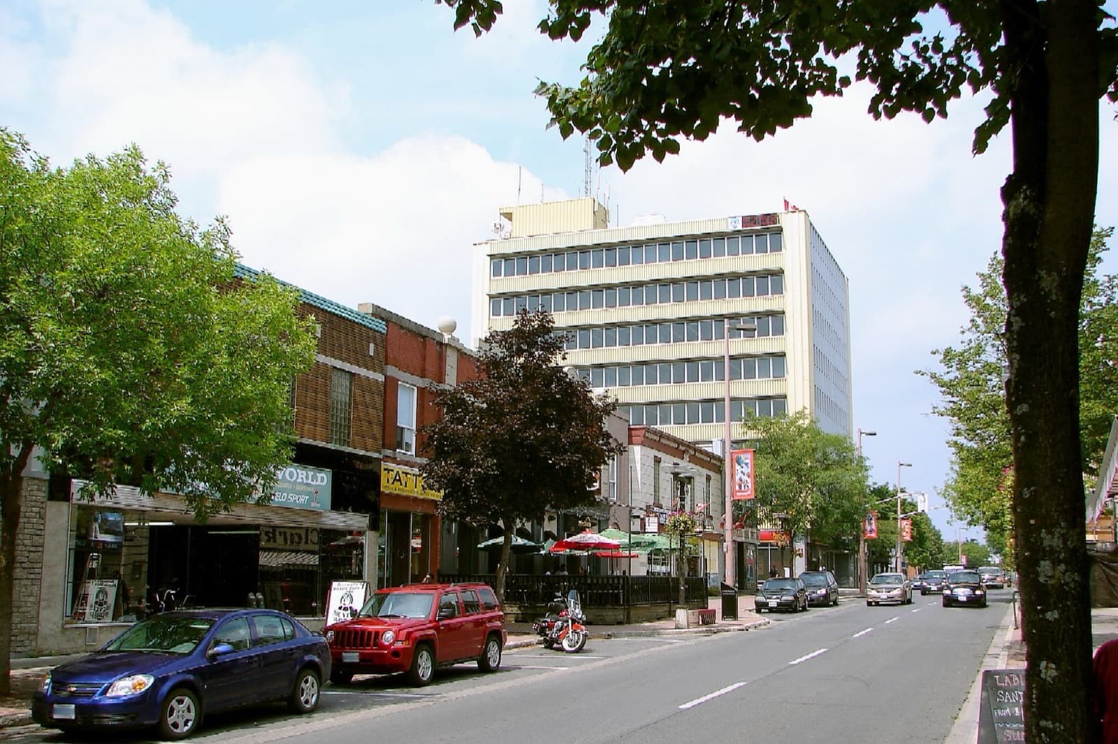 Pitt Street in downtown Cornwall, Ontario