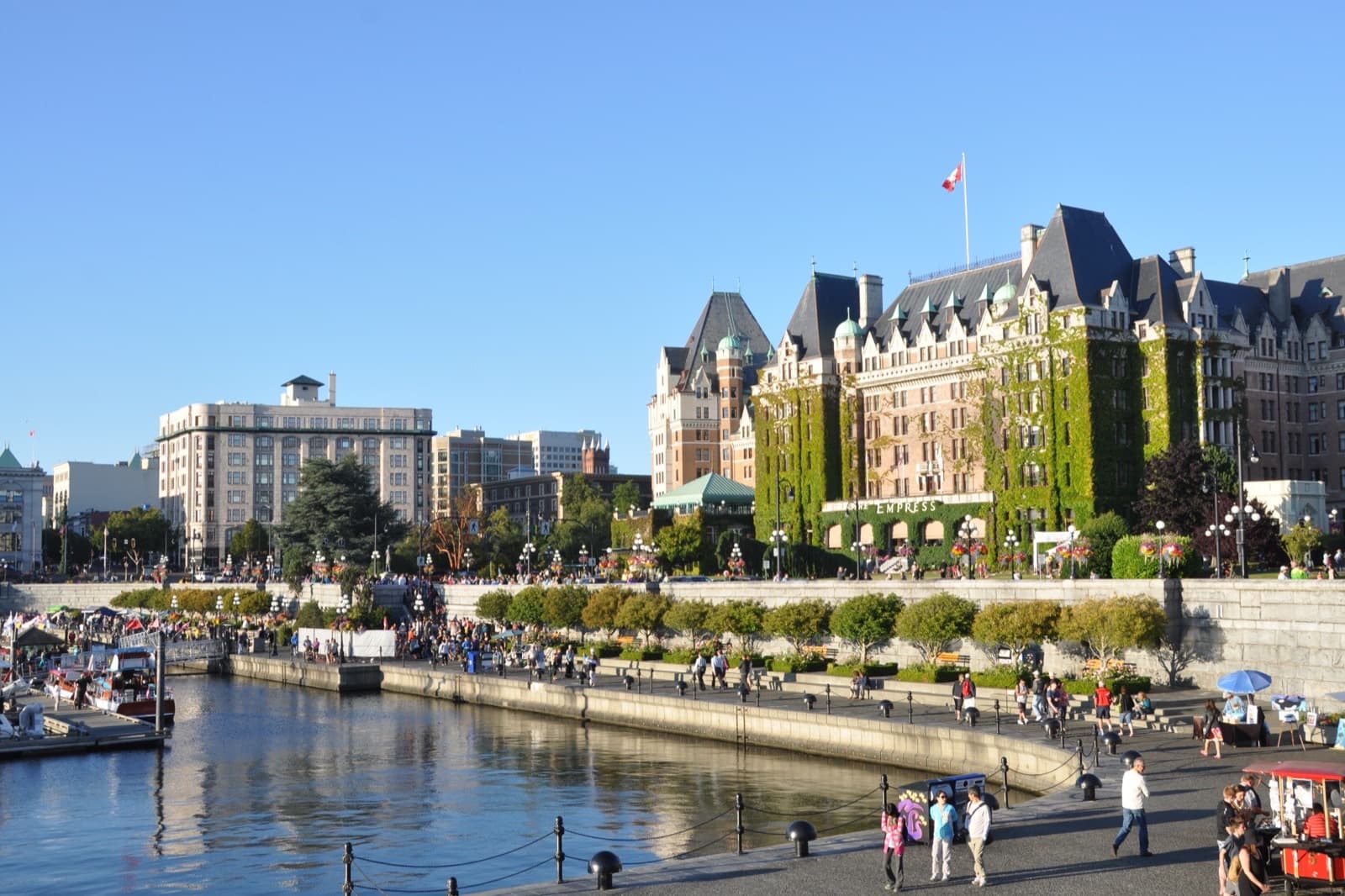 Victoria waterfront and downtown skyline