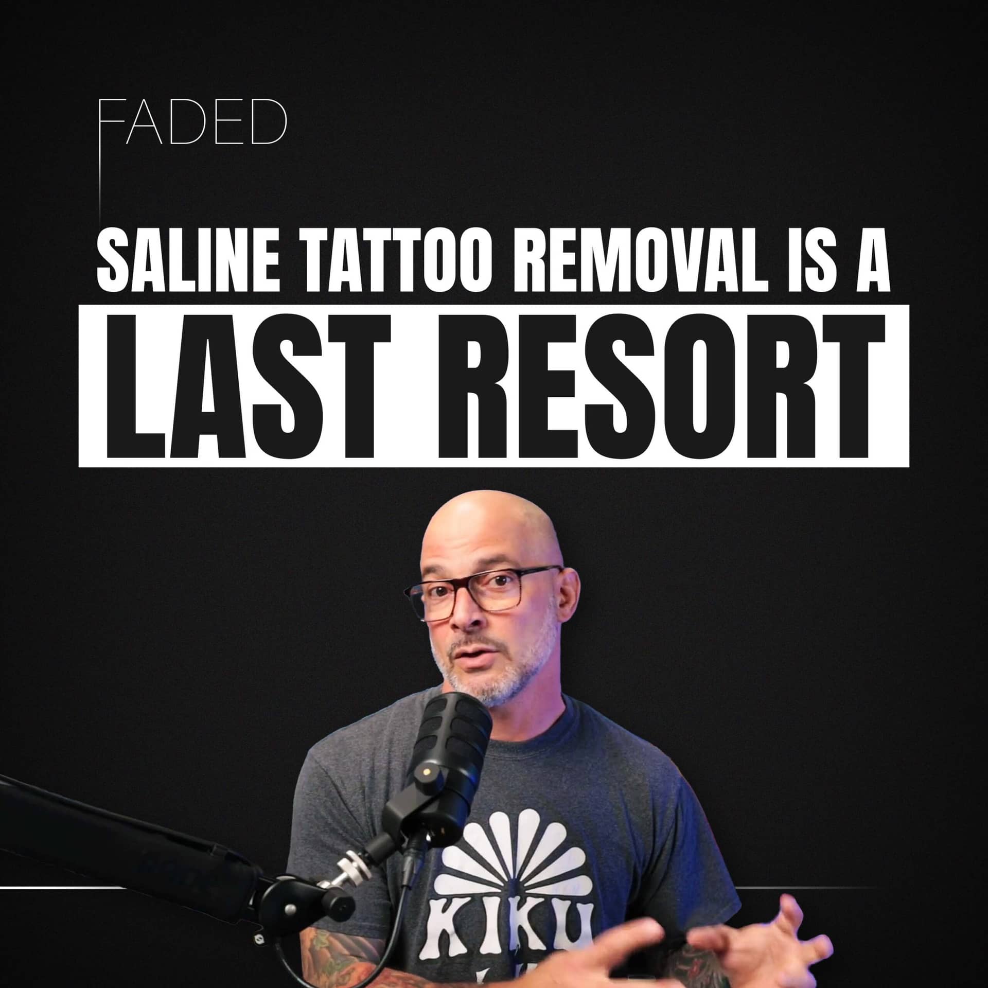 Saline Removal vs Laser Tattoo Removal