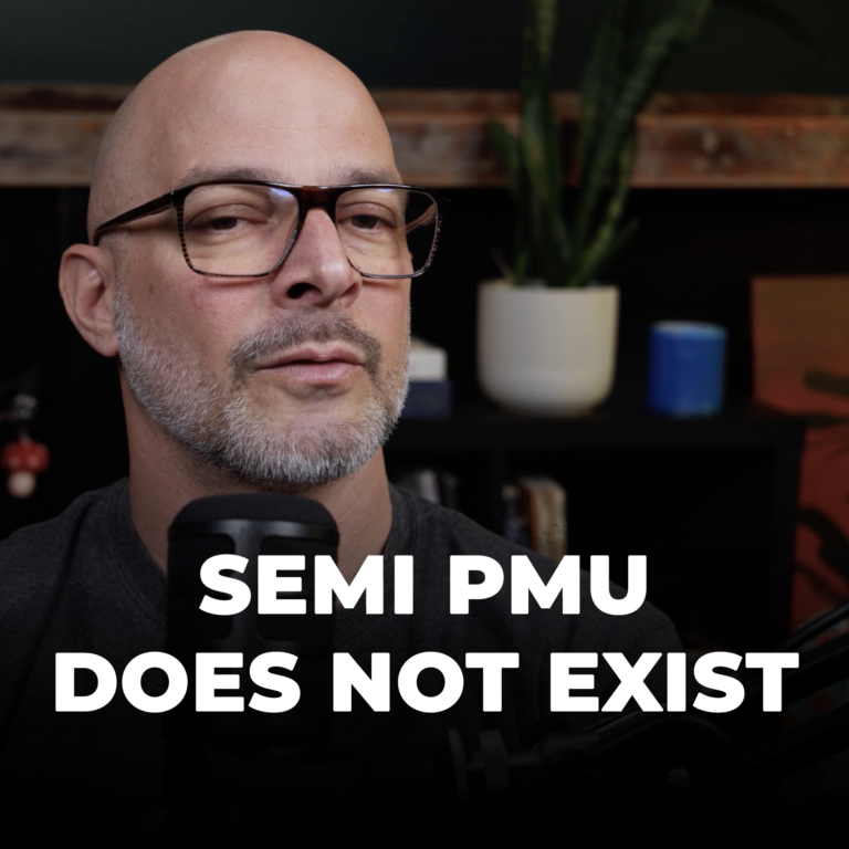 semi permanent PMU tattoo faded podcast